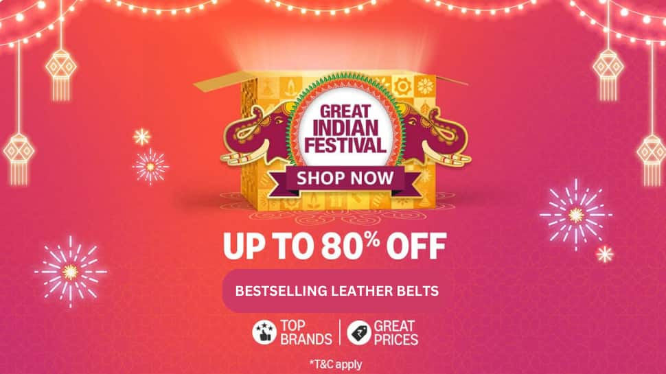 The Great Indian Festival Sale: Top Leather Belts Under Rs.1000 