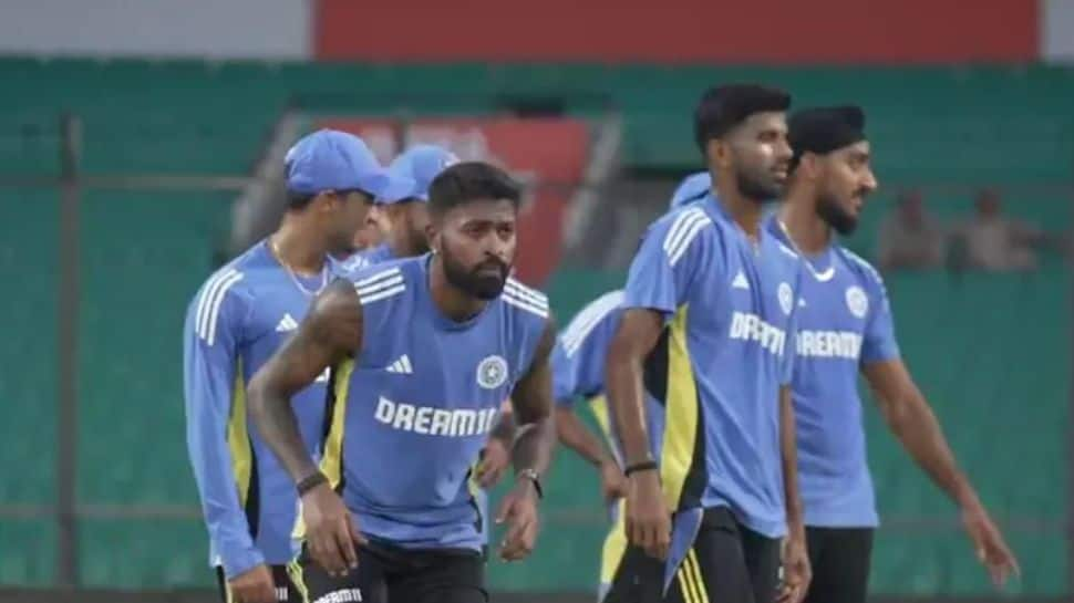 Indian Team Takes Part In Intense Fielding Drills Ahead Of 1st T20I Against Bangladesh - Watch