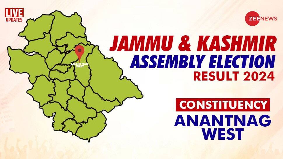 Anantnag West election result 2024 vidhan sabha chunav live winner loser candidate Gulshan Akhter Mohd Rafiq Wani Abdul Majeed Bhat bjp congress nc eci Jammu & Kashmir assembly election result