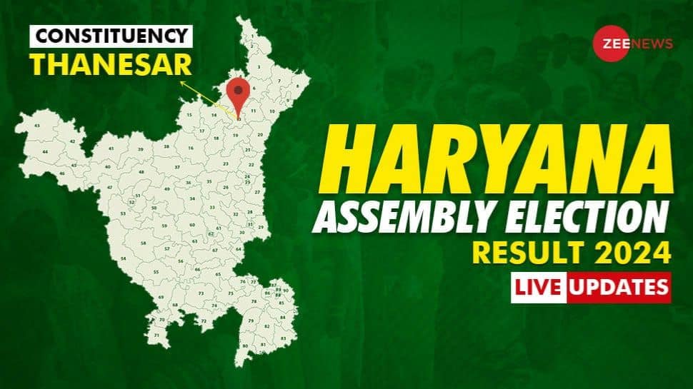 Thanesar Vidhan Sabha Chunav Result 2024 Live: Subhash Sudha, BJP Candidate Leads