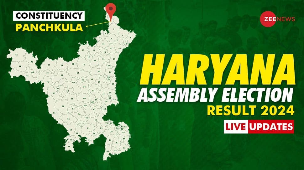 Panchkula Vidhan Sabha Chunav Result 2024 Live Counting Updates ECI