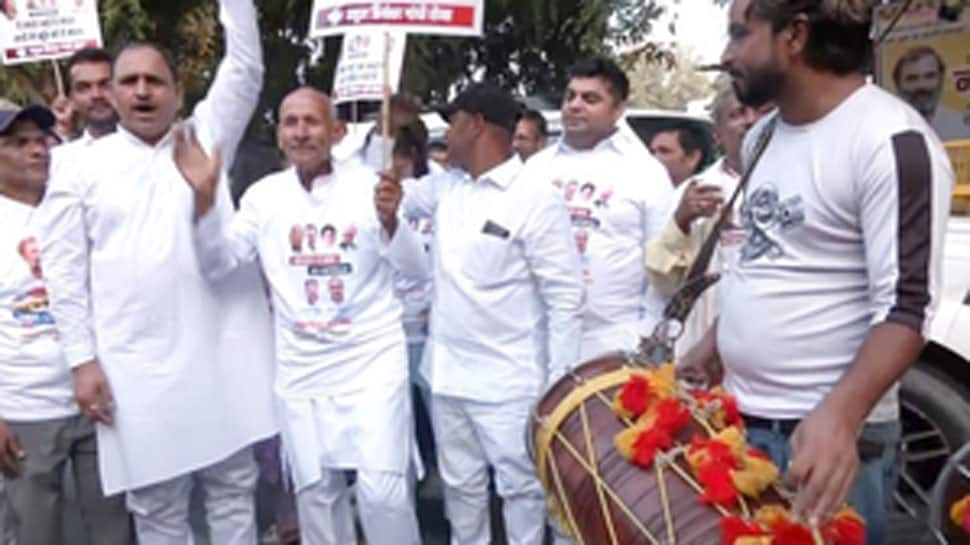 Assembly Elections 2024: Celebrations At Congress Headquarters As Early Trends Trickle In Haryana, J&amp;K