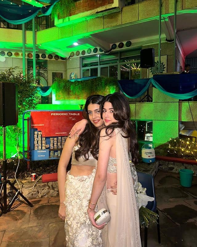 Naomika Saran Posing With Her Friend