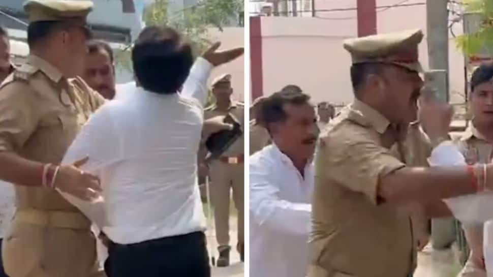 WATCH: BJP MLA Slapped, Dragged In A High-Voltage Drama In UP’s Lakhimpur