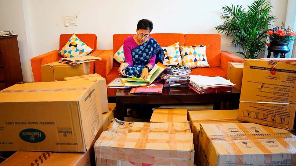 'AAP's New Drama': BJP As Delhi CM Atishi Shares Video Of Signing Files Amidst Cartons 'AAP's New Drama': BJP As Delhi CM Atishi Shares Video Of Signing Files Amidst Cartons