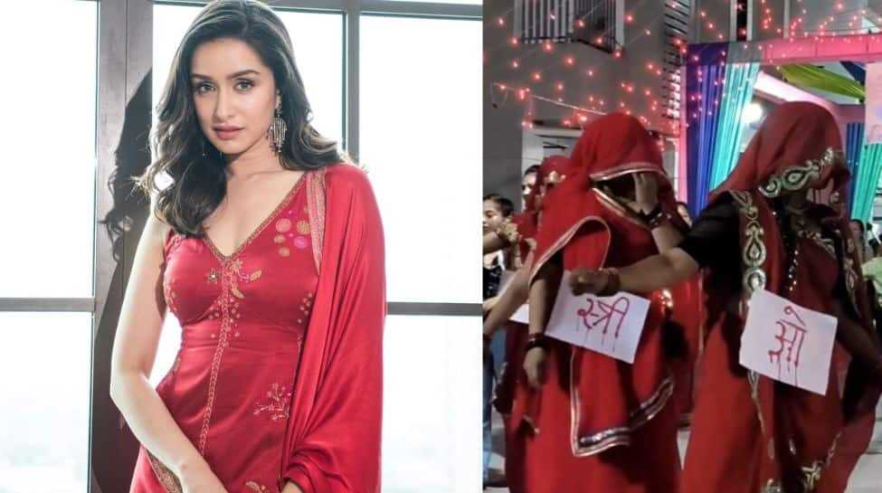 Shraddha Kapoor Starrer 'Stree 2' Takes Over Garba Festival As Women Embrace Stree Avatar