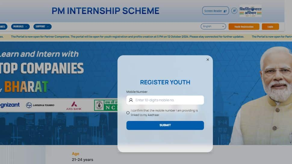 PM Internship Scheme 2024 Registration Begins Today: Check Stipend, Eligibility Criteria, Companies, And Steps to Apply 