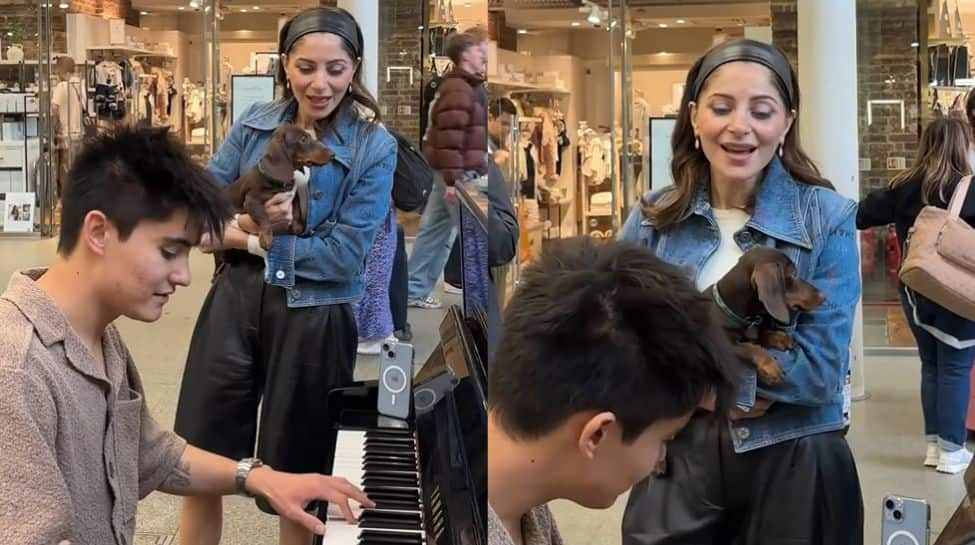 Kanika Kapoor’s Encounter With Piano Artist In London Street Goes Viral, You Will Be Amazed