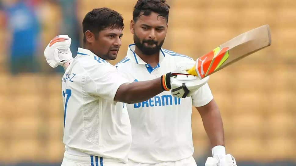 IND vs NZ: Sarfaraz Khan Registers Maiden Test Hundred, Leads India's Charge