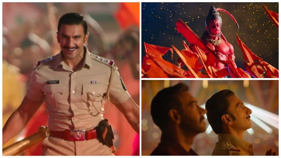 Singham Again: Ranveer Singh's Electrifying Entry As 'Simmba' In FIRST Song ‘Jai Bajrangbali’ - WATCH