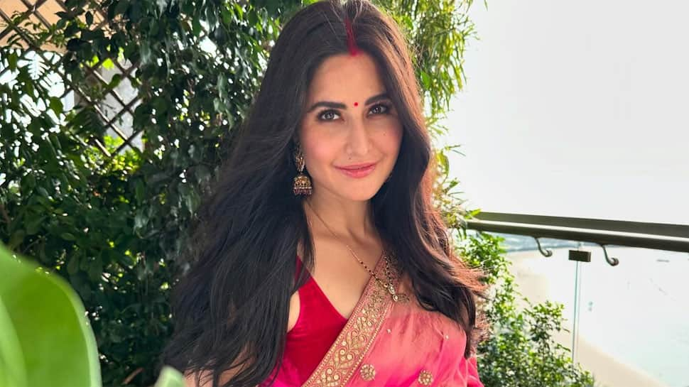 Katrina Kaif Looks Breathtakingly Gorgeous As She Flaunts Her Karwa Chauth Look; Vicky Kaushal Calls Her 'My Whole World'