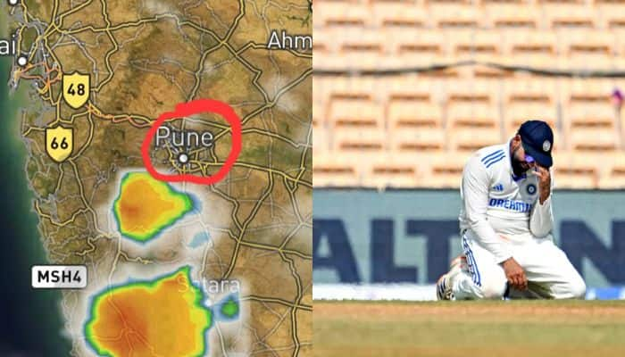 IND vs NZ 2nd Test Weather Report From Pune: Will Rain Spoil Team India's Chance To Make Comeback?