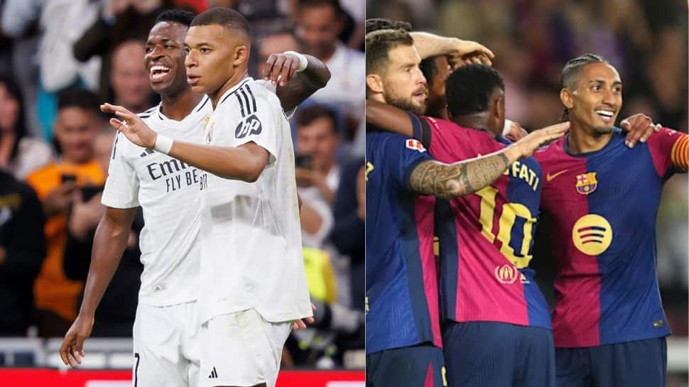 Real Madrid vs Barcelona FREE Live Streaming, La Liga 2024-25: When, Where And How To Watch El Clasico Football Match Live Telecast On Mobile Apps, TV And Online?