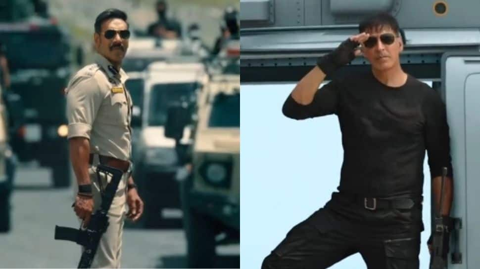 Singham Again: Ajay Devgn And Akshay Kumar Return With Action-Packed Title Track - WATCH