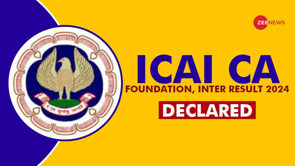 ICAI CA Foundation, CA Inter September Results 2024 Declared At icai.nic.in- Check Direct Link Here, Steps To Download here ICAI CA Foundation, CA Inter September Results 2024 Declared At icai.nic.in- Check Direct Link Here, Steps To Download here
