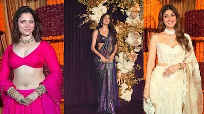 Best Dressed Actresses At Bollywood Diwali 2024 Parties