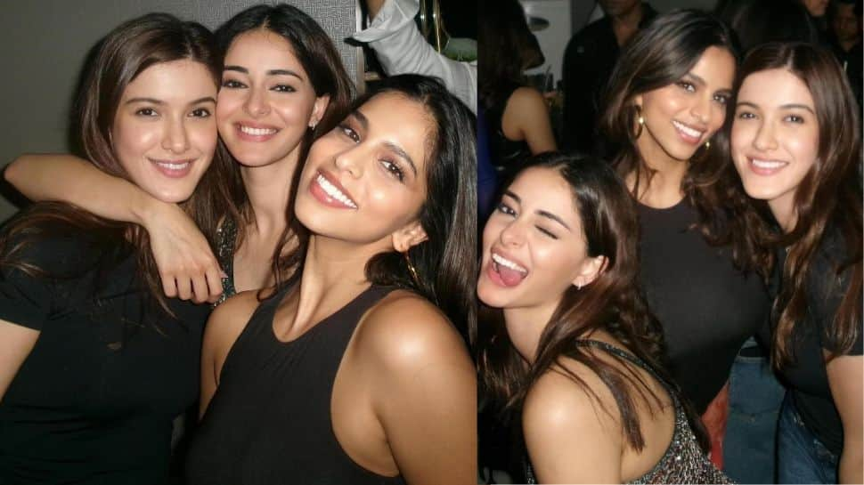 Ananya Panday's Birthday Bash: Glam Night With BFF's Suhana And Shanaya