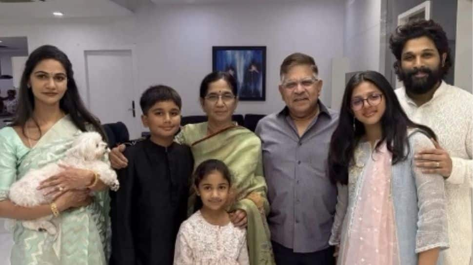 Allu Arjun's Wife Sneha Reddy Shares A Glimpse Of Their Diwali Celebration - WATCH