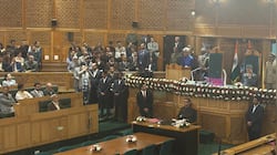 Ruckus In J&K Assembly's First Session As PDP, BJP Clash Over Article 370