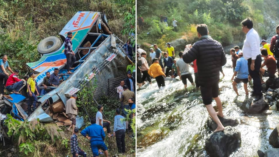 Uttarakhand Bus Accident: At Least 36 Dead, Many Feared Trapped In Gorge; Rescue Teams Deployed | India News | Zee News