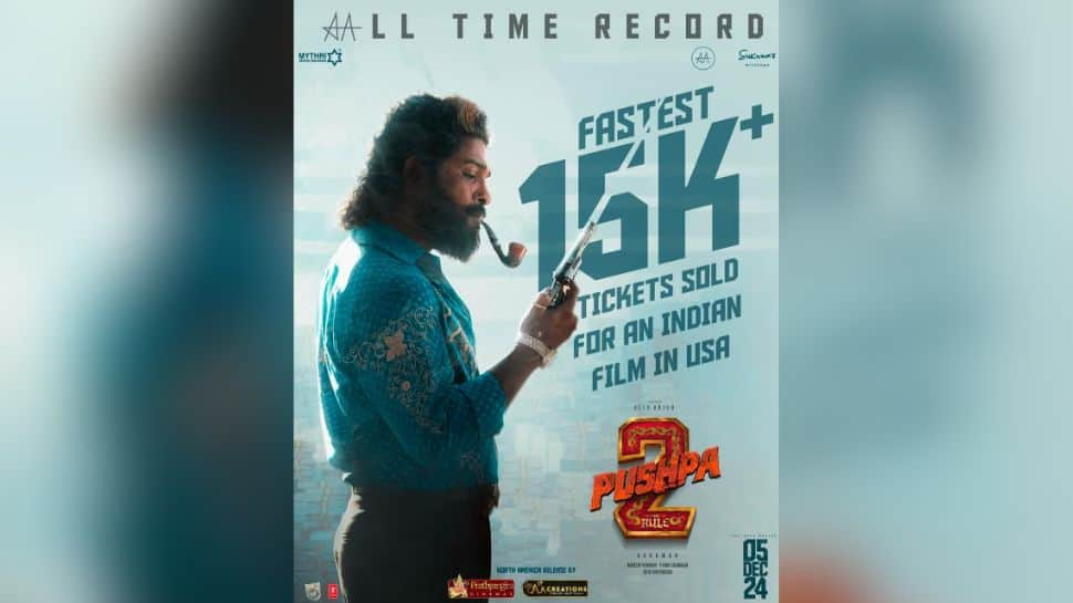 Allu Arjun's 'Pushpa 2: The Rule' Sets Record In USA, Becomes Fastest Indian Film To Sell 15K+ Tickets