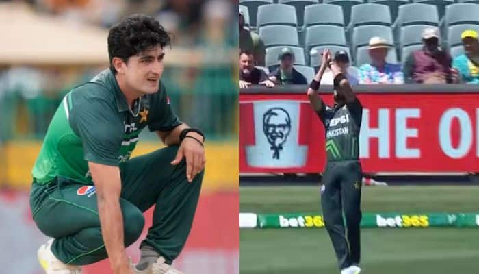 Naseem Shah’s Disappointed Reaction As Shaheen Afridi Drops Easy Catch During AUS vs PAK 2nd ODI - Watch