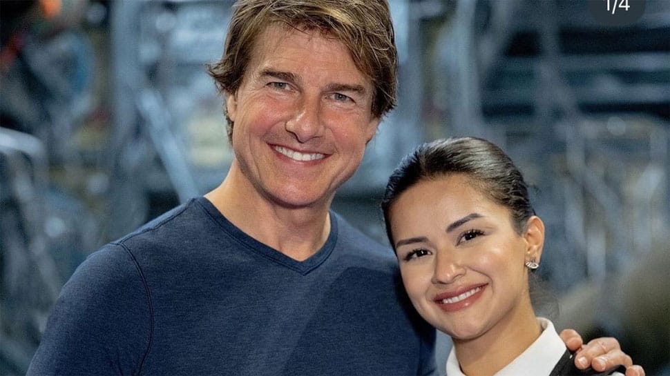 Avneet Kaur's Moment With Tom Cruise Breaks Internet, Actress Meets Hollywood Superstar On ‘Mission: Impossible’ Sets - Pics