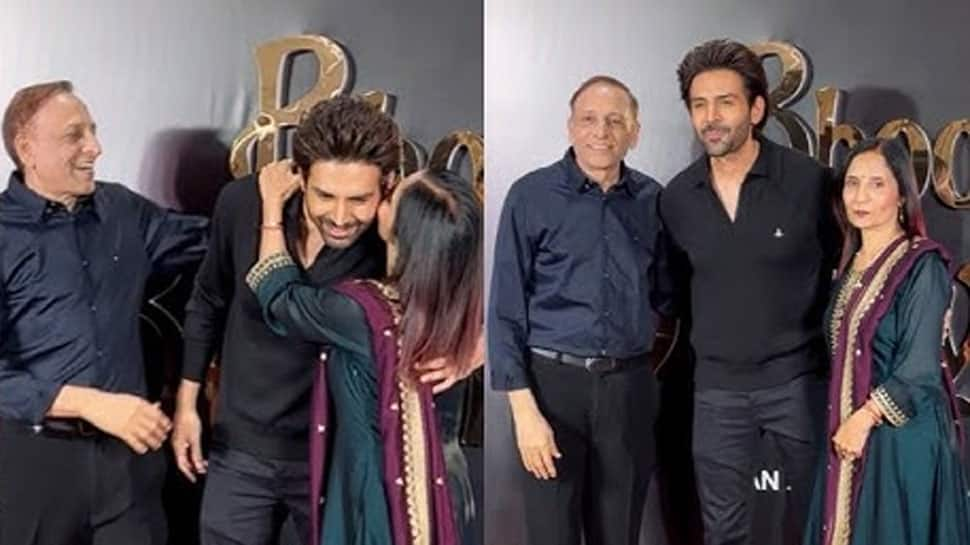 Bhool Bhulaiyaa 3 Success Bash: Kartik Aaryan Wins Heart With His Sweet Gesture For His Mom, Fans Call Him, 'Mama's Boy'