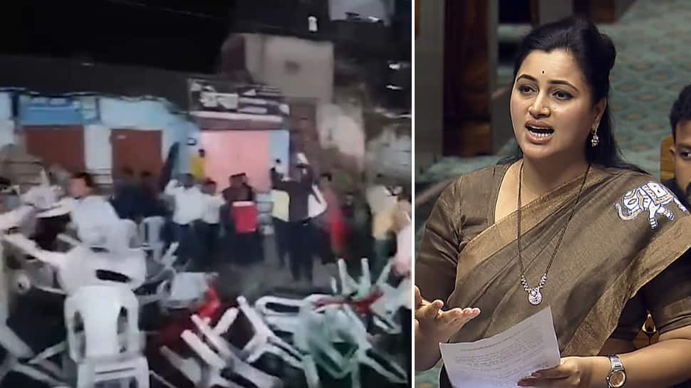 ‘Spat On, Chairs Thrown’: Chaos Erupts At BJP’s Navneet Rana’s Rally In Amravati