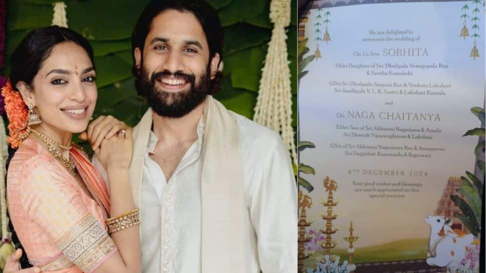 Naga Chaitanya - Sobhita Dhulipala's Wedding Card LEAKED, Star Couple To Tie Knot On THIS Date