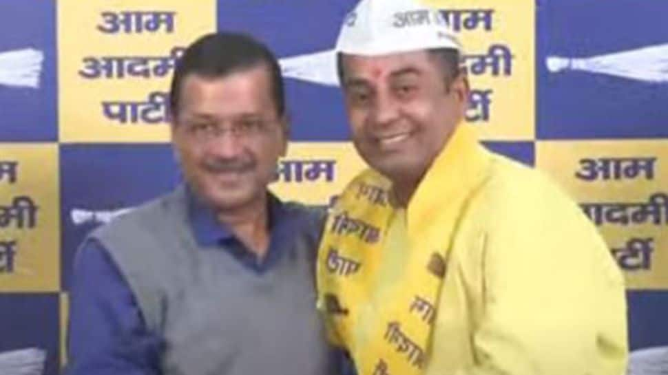 Ex- BJP MLA Anil Jha Joins AAP Shortly After Kailash Gehlots Exit