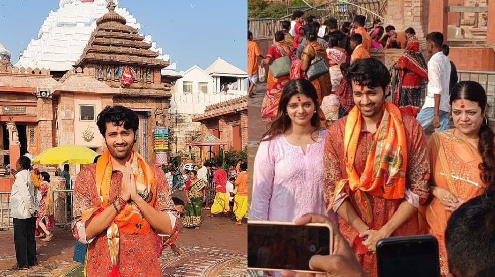 Utkarsh Sharma Begins Promotions For 'Vanvaas' With A Spiritual Visit To Lord Jagannath Temple