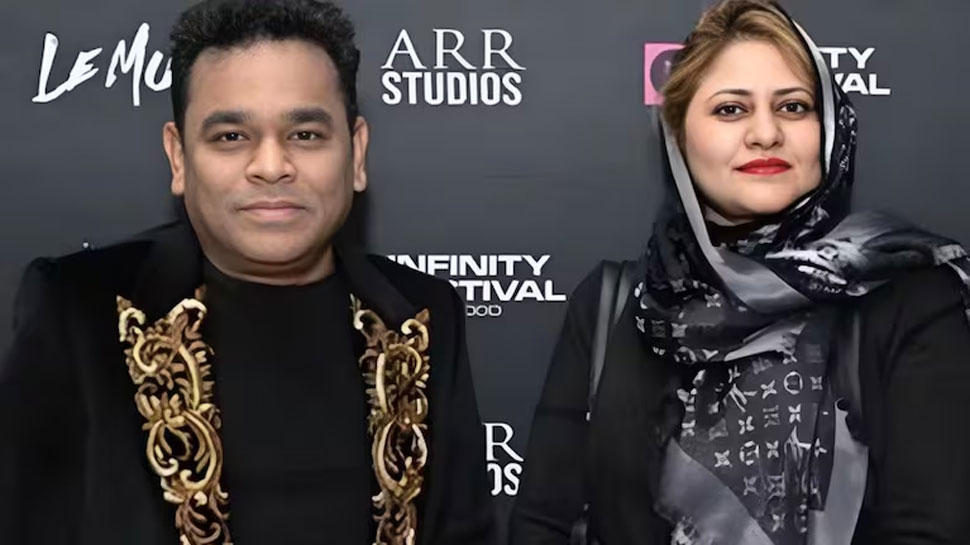 AR Rahman and Saira Banu