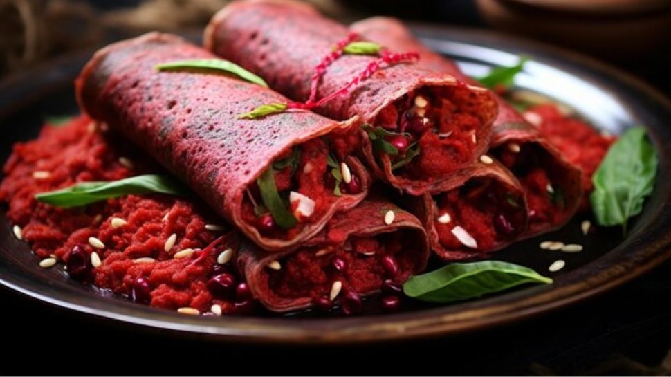 Beetroot Dosa