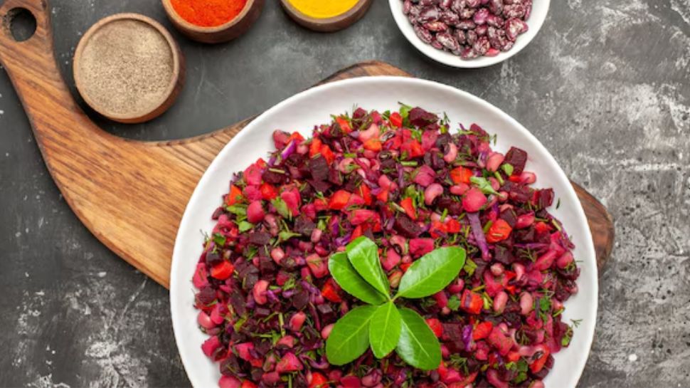 Beetroot Poha