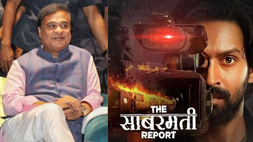 Assam CM Himanta Sarma Attends Screening Of Vikrant Massey's 'The Sabarmati Report'