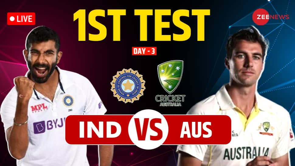 IND Vs AUS, BGT 2024 1st Test Live Cricket Score and Updates India In