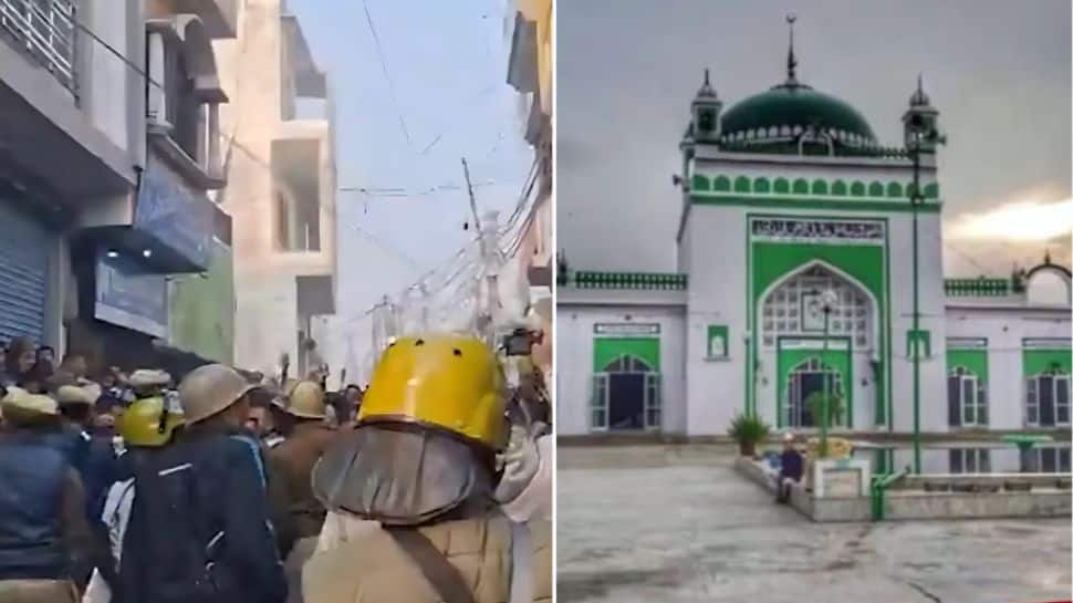 Arson, Tear Fuel, And Stone Pelting As Violence Erupts Over Jama Masjid Survey In Sambhal