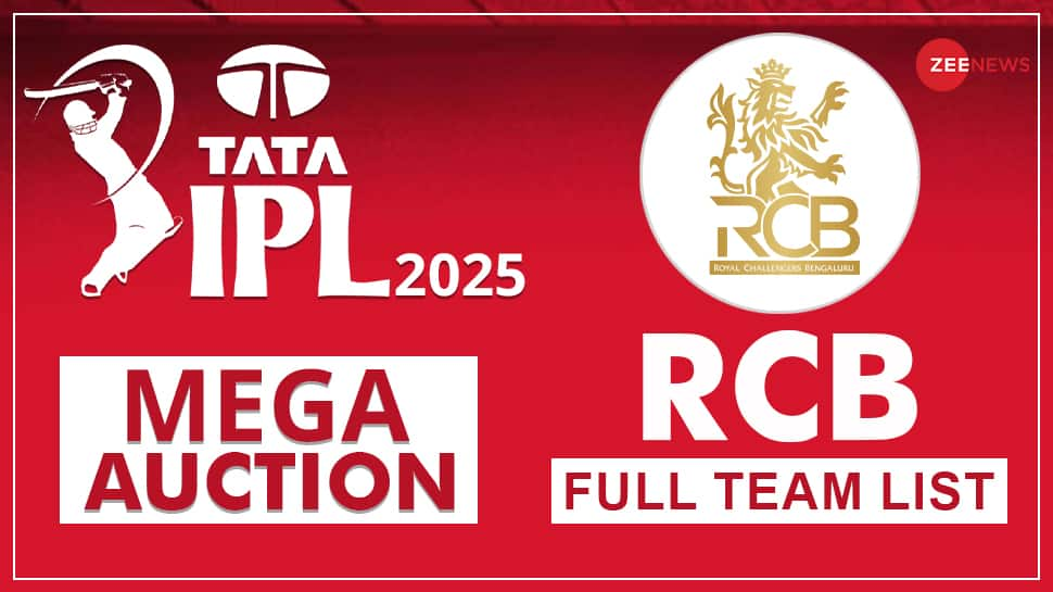 IPL 2025 RCB full players list ipl auction 2025 Royal Challengers Bangalore team squad captain coach base price retained and new players list Virat Kohli Rajat Patidar Kl Rahul