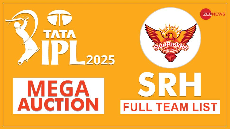 IPL 2025 SRH Mega Auction Full List: Check Sunrisers Hyderabad Full Players List, Squad