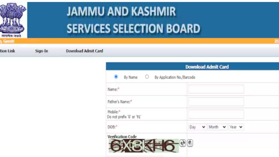 JKSSB Releases Police Constable Admit Card For 2024 Recruitment; Verify How To Obtain