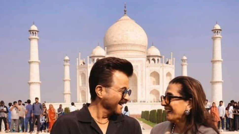 Anil Kapoor And Sunita Kapoor's Romantic Taj Mahal Visit - In Pics