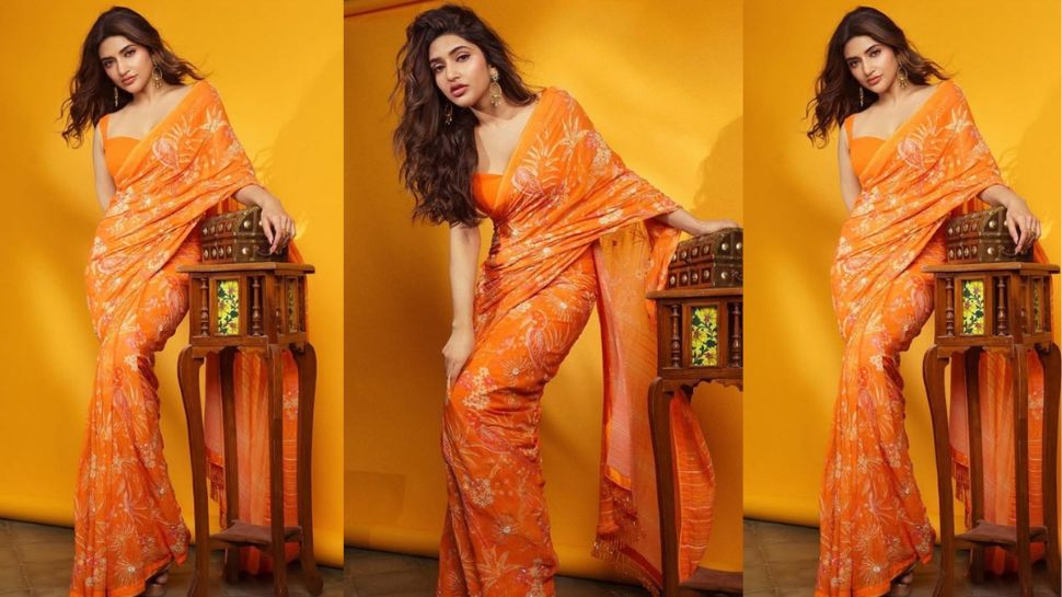 Orange Saree