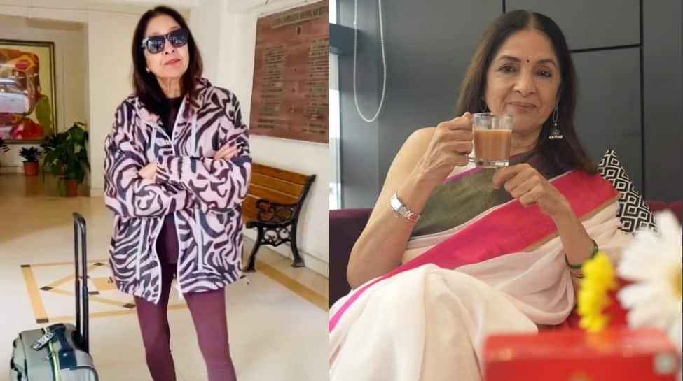 Neena Gupta Welcomes 'Mumbai Winter,' Flaunts Airport-Ready Style