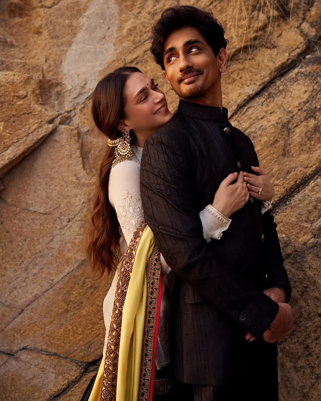 Aditi Rao Hydari And Siddharth's Royal Look