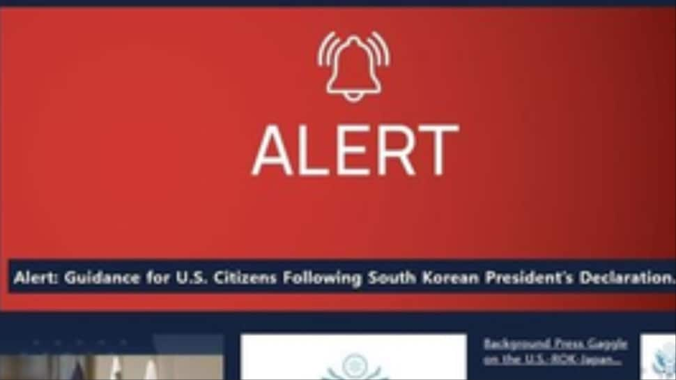 US Embassy In South Korea Points Emergency Alert To Its Residents After Lifting Of Martial Legislation