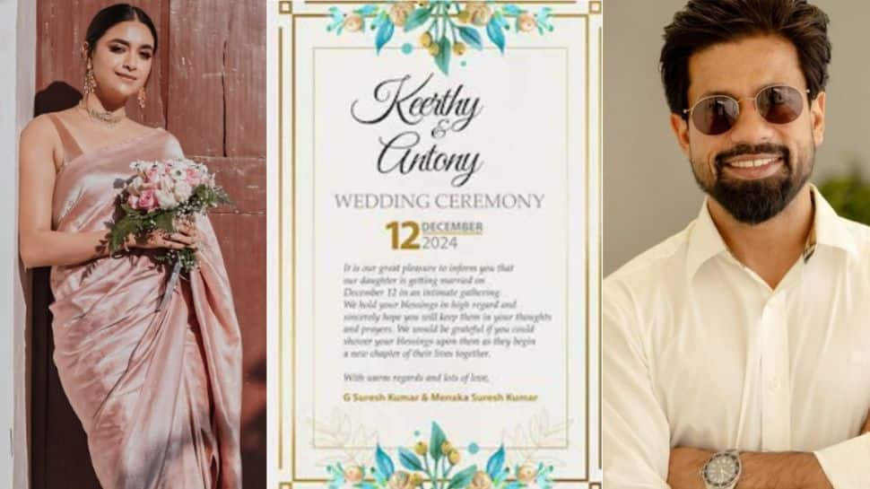 Keerthy Suresh-Antony Thattil Wedding Card Leaked, Holds Special Connection With Rajinikanth