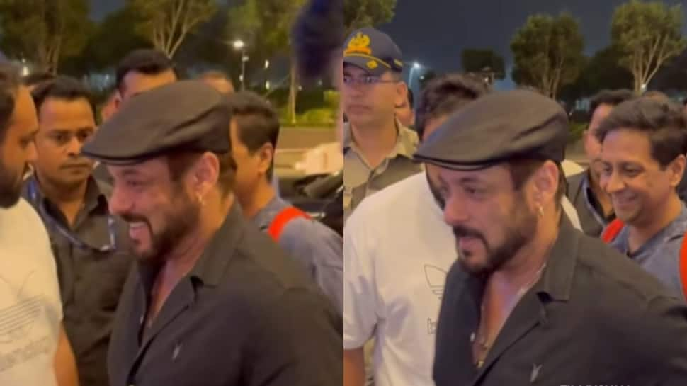 Salman Khan Arrives At Mumbai Airport Amid High Security