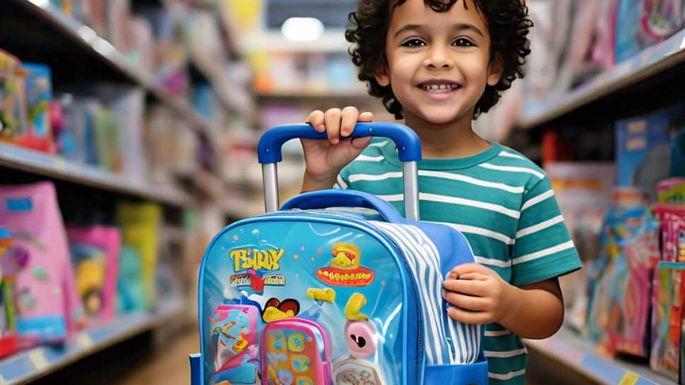 Kids travel trolley bag best sale
