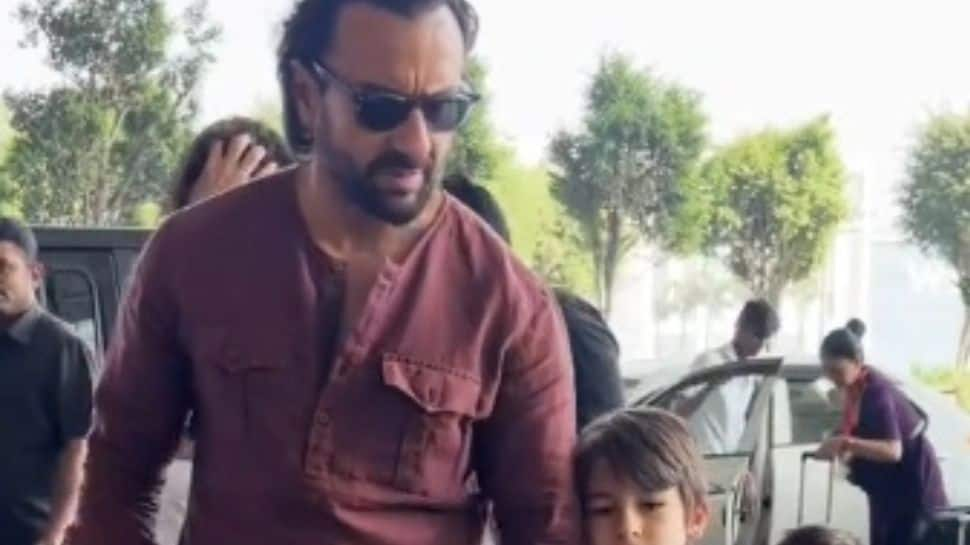 Kareena Kapoor, Saif Ali Khan Jet off For vacation With Kids Taimur, Jeh